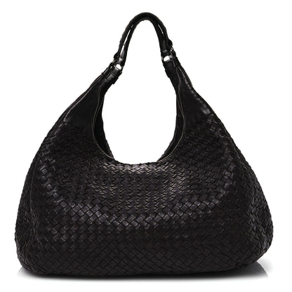 Bottega Veneta Nappa Intrecciato Large Campana Hobo Ebano 1 of 14