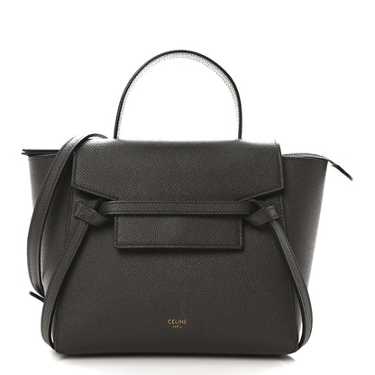 Celine Grained Calfskin Nano Belt Bag Grey 1 of 11