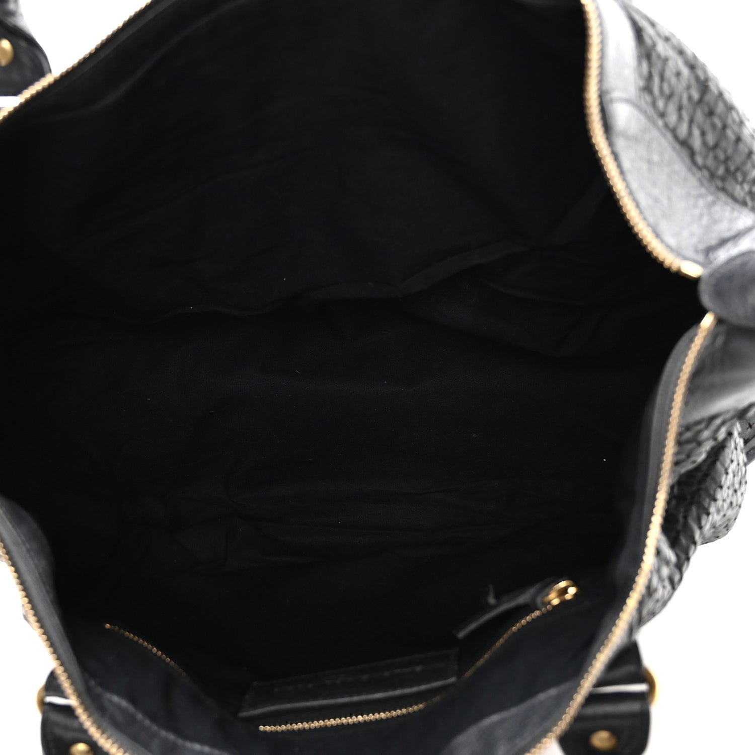 Balenciaga Agneau Laser Cut Cross Classic Gold Hardware Work Grey 5 of 11