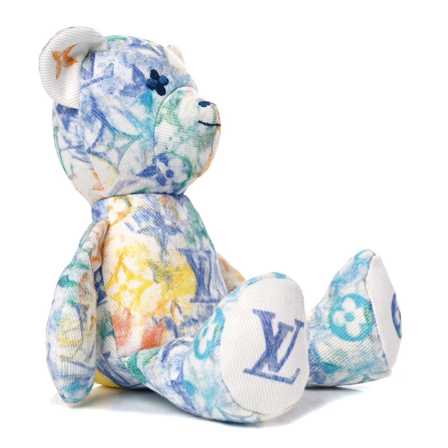 Louis Vuitton Cotton Monogram Watercolor Doudou Louis 4 of 7