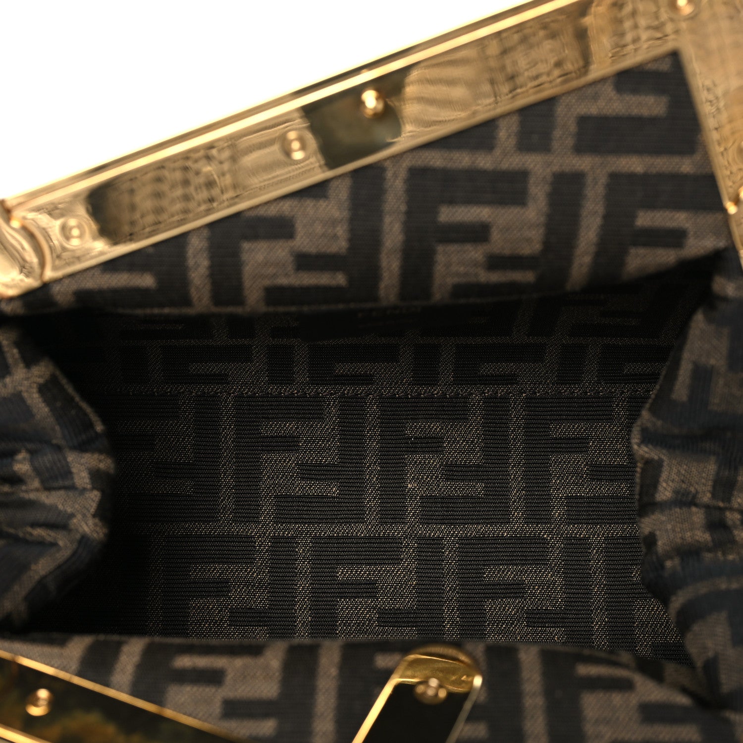 Fendi Shiny Nappa Small Fendi First Black 5 of 9