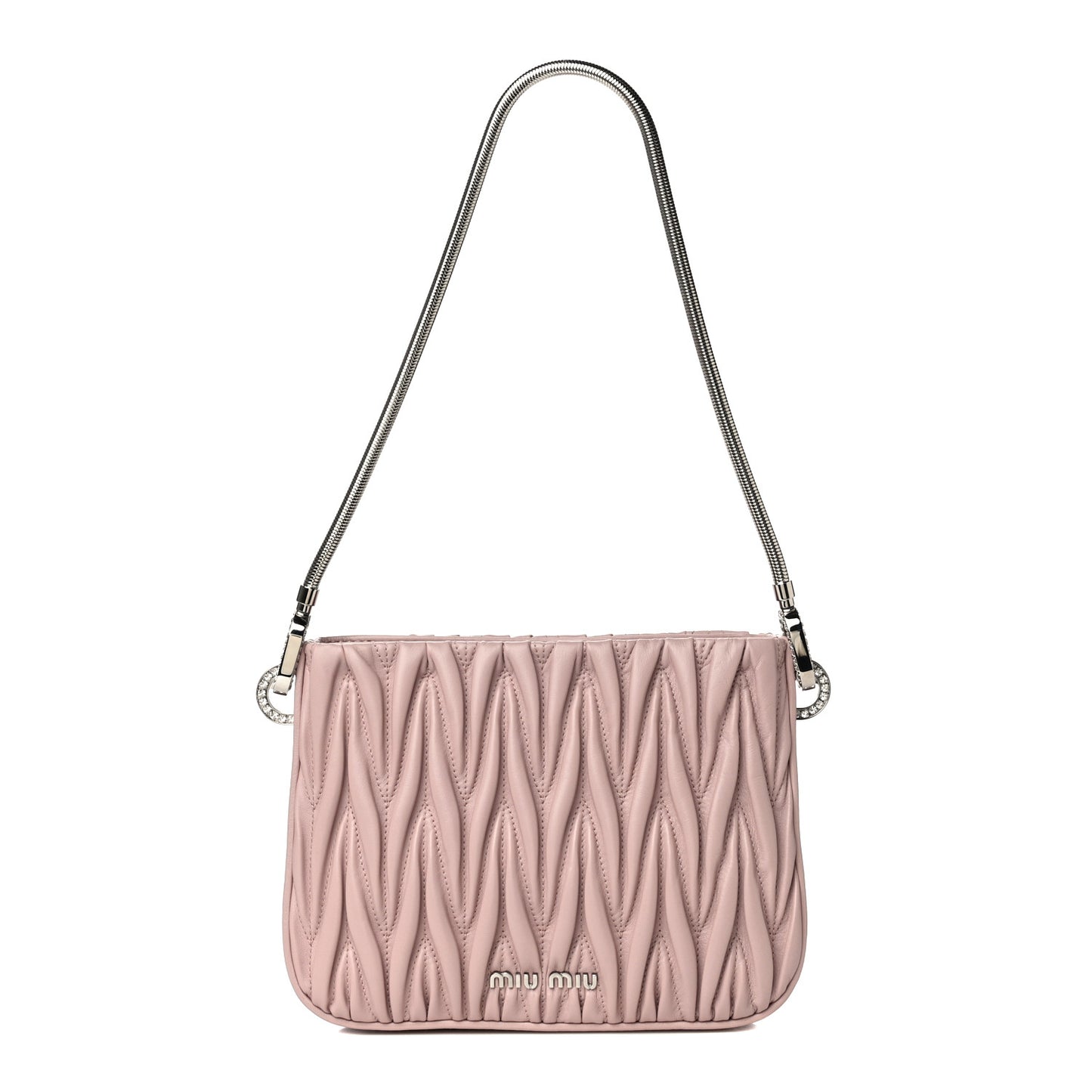 Nappa Matelasse Sassy Handbag Opale