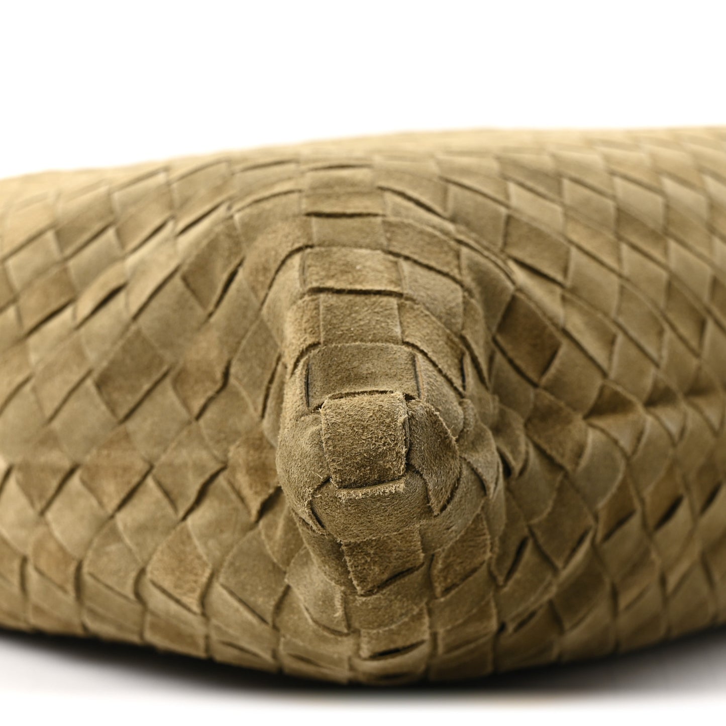 Suede Intrecciato Large Hop Mud