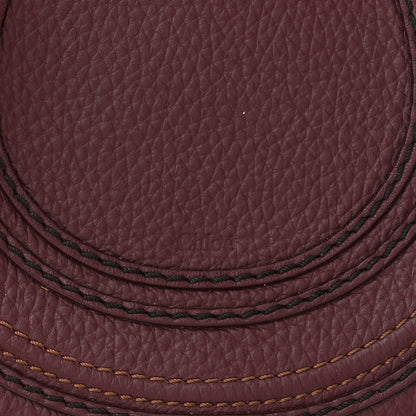 Chloe Grained Calfskin Mini Marcie Round Crossbody Bag Wild Purple 9 of 14