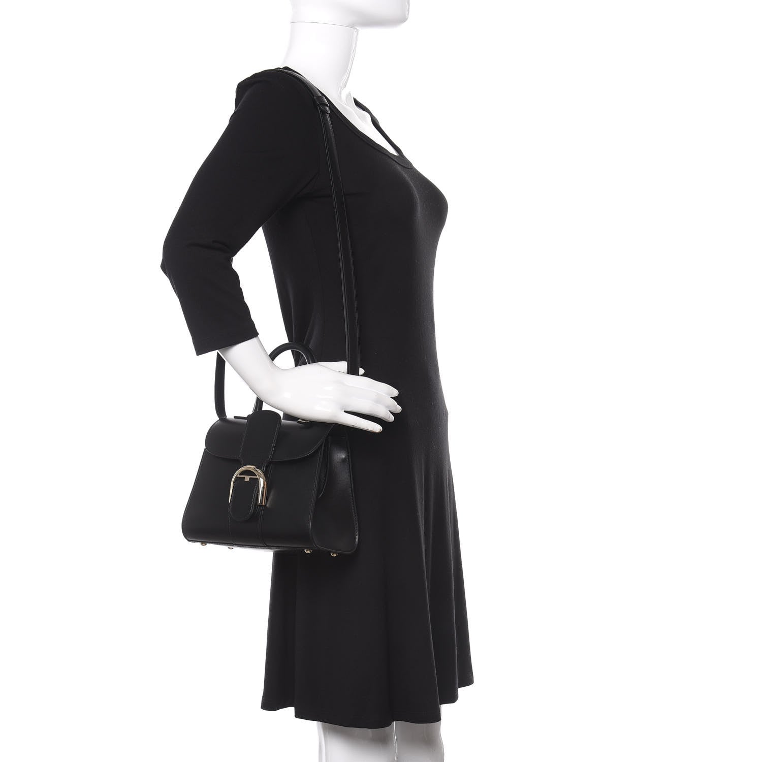 Delvaux Box Calfskin Mini Brillant Satchel Black 2 of 9