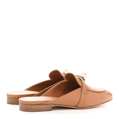 Hermes Cotton Canvas Calfskin Oz Mules 36 Naturel Beige Dore 4 of 9
