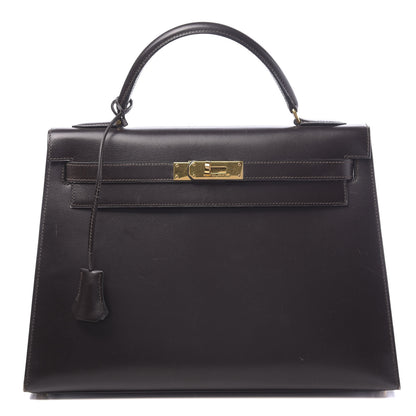 Hermes Box Kelly Sellier 32 Chocolate 1 of 21