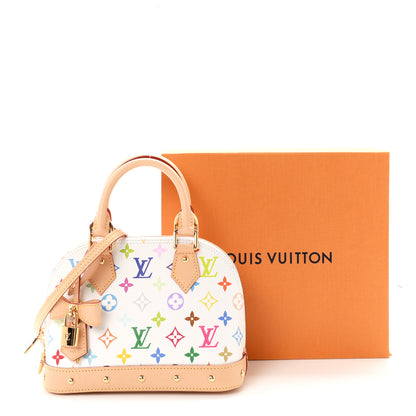 Louis Vuitton LV x TM Monogram Multicolor Alma BB White 10 of 10
