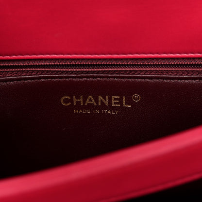 Chanel Lambskin Quilted Medium Trendy CC Flap Dark Pink 6 of 10