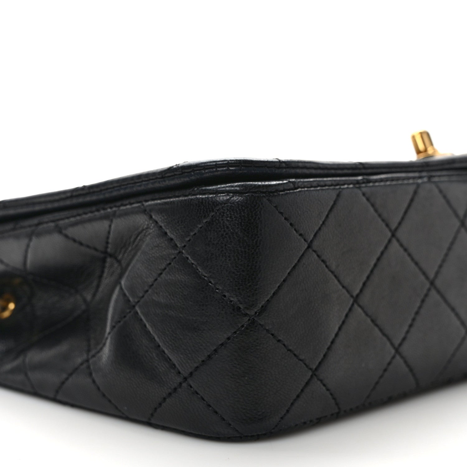 Chanel Lambskin Quilted Small Single Flap Black 8 of 11