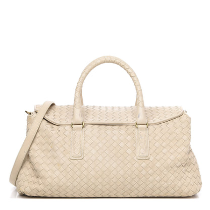 Bottega Veneta Nappa Intrecciato Convertible Duffel Colonial 1 of 16