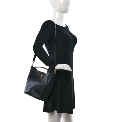 Celine Smooth Calfskin Bucket 16 Bag Black 2 of 13