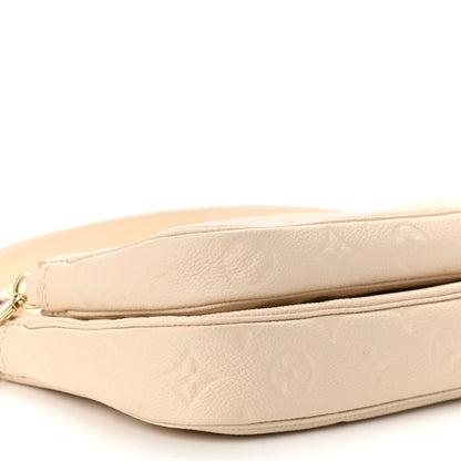 Louis Vuitton Empreinte Monogram Giant Multi Pochette Accessories Cream 9 of 10