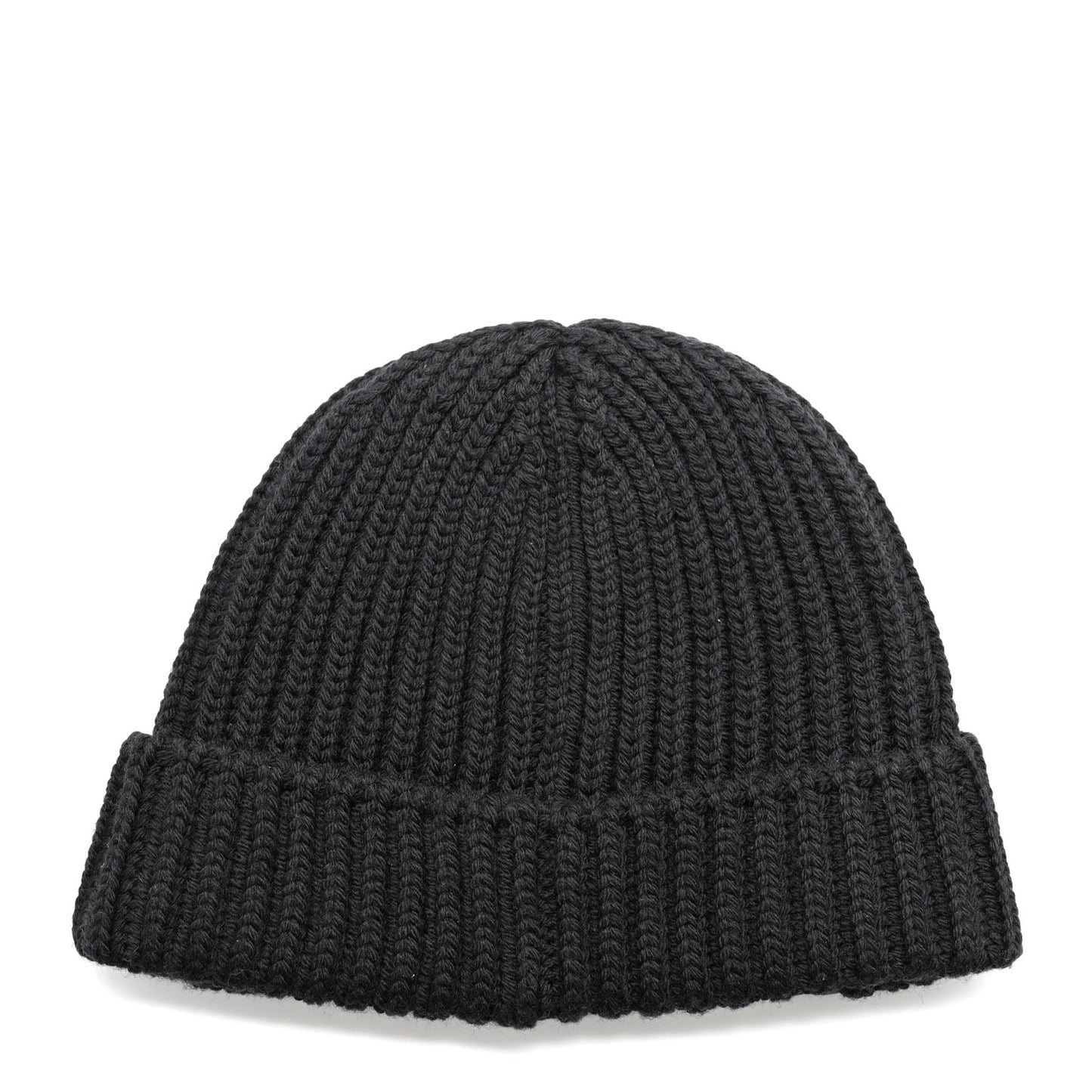 Wool Re-Nylon Beanie Hat M Black