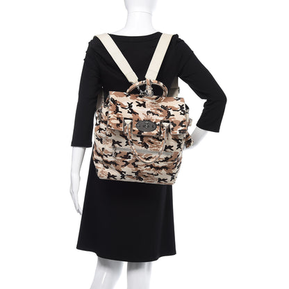 Mulberry Calf Hair Camo Cara Delevingne Mini Backpack Beige 2 of 13