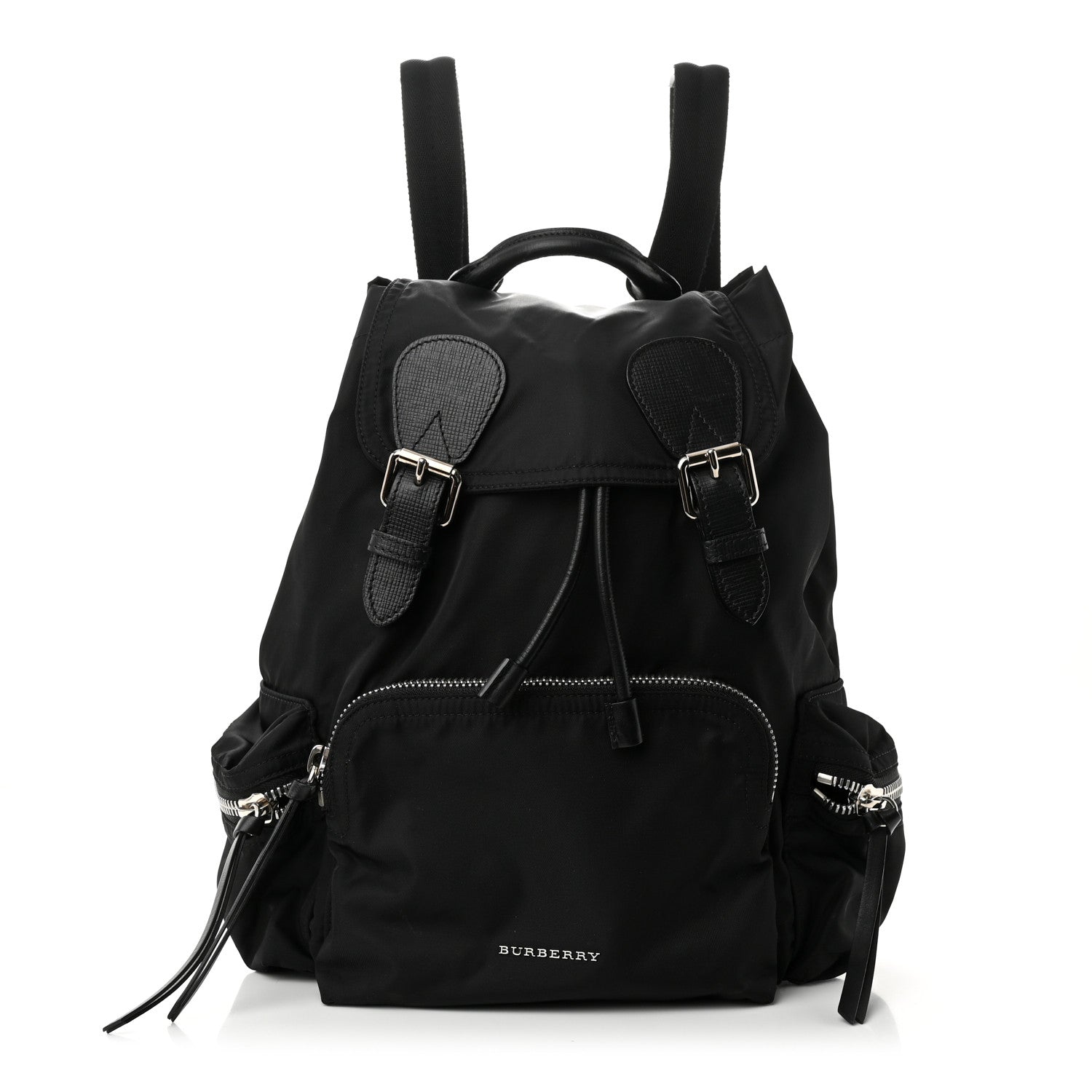 Burberry Technical Nylon Large Rucksack Backpack Black 1 of 11