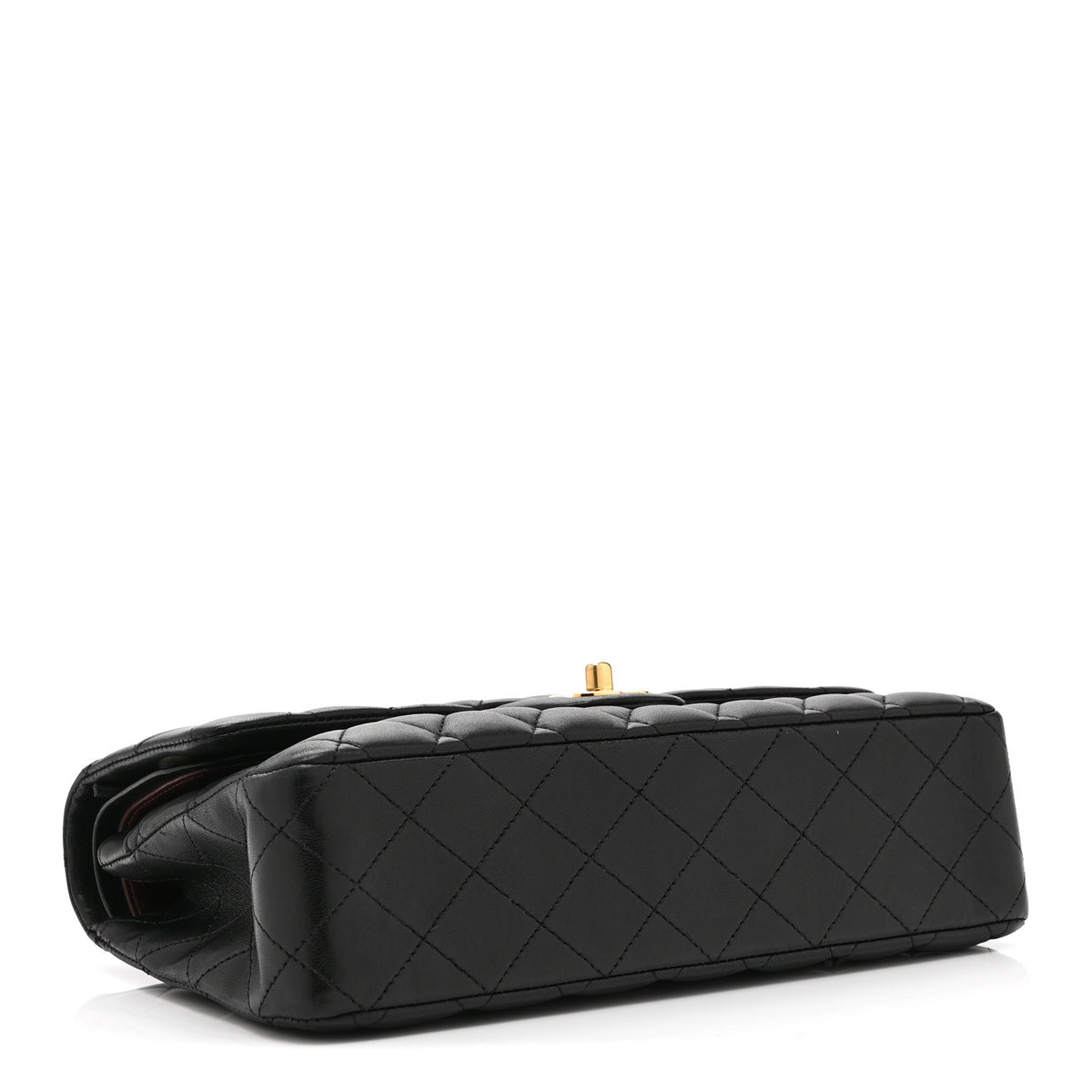 Chanel Lambskin Quilted Medium Double Flap Black 4 of 10