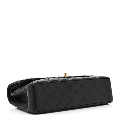 Chanel Lambskin Quilted Medium Double Flap Black 4 of 10
