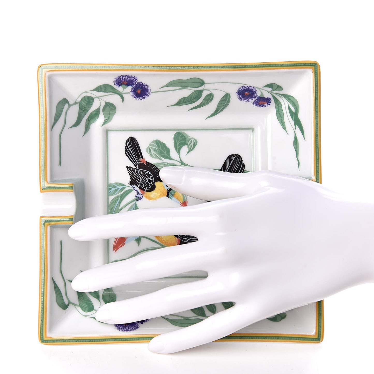 Porcelain Toucans Ashtray