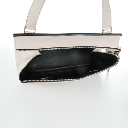Celine Grained Calfskin Medium Edge Shoulder Bag Pearl Grey 5 of 9