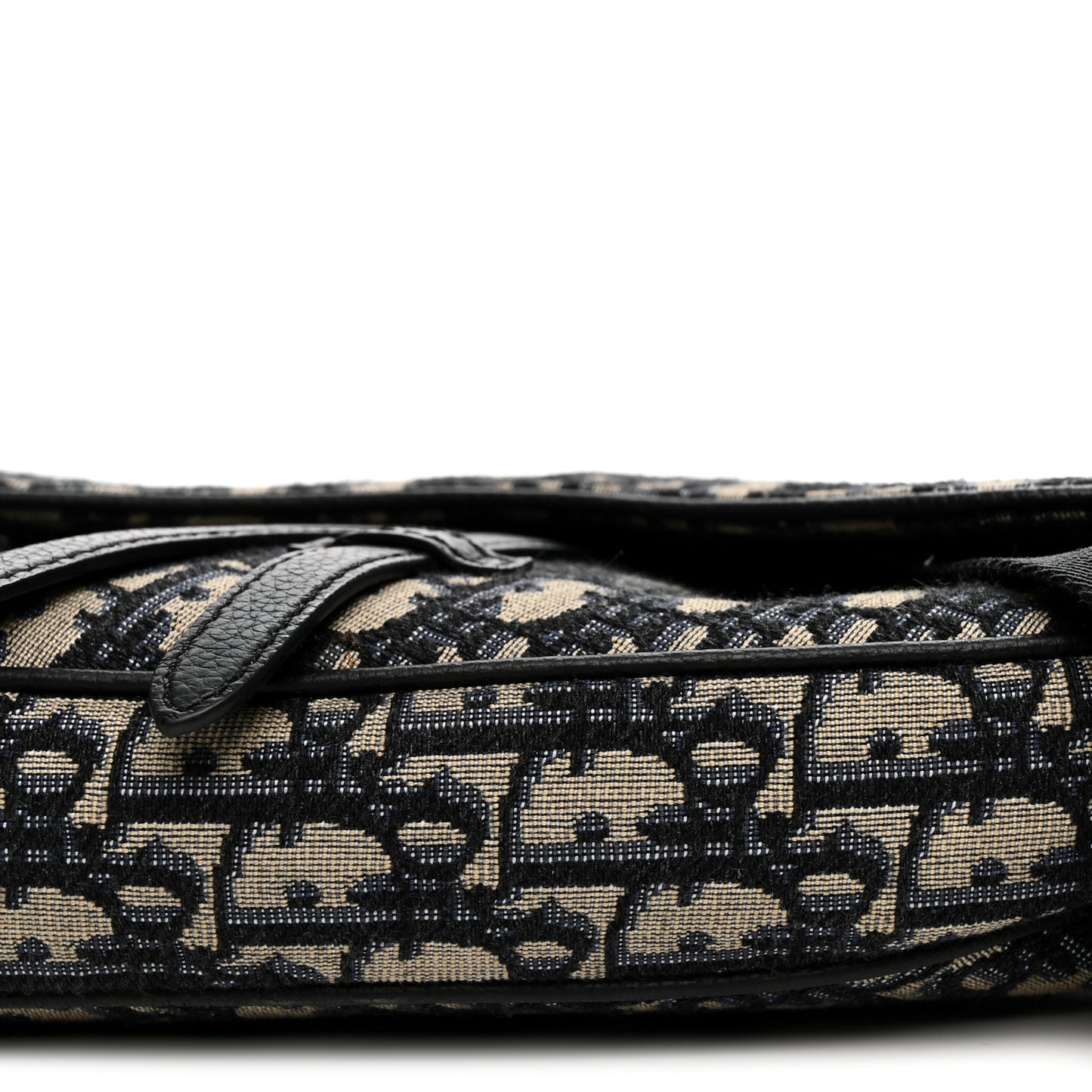 Oblique Mens Saddle Bag Blue