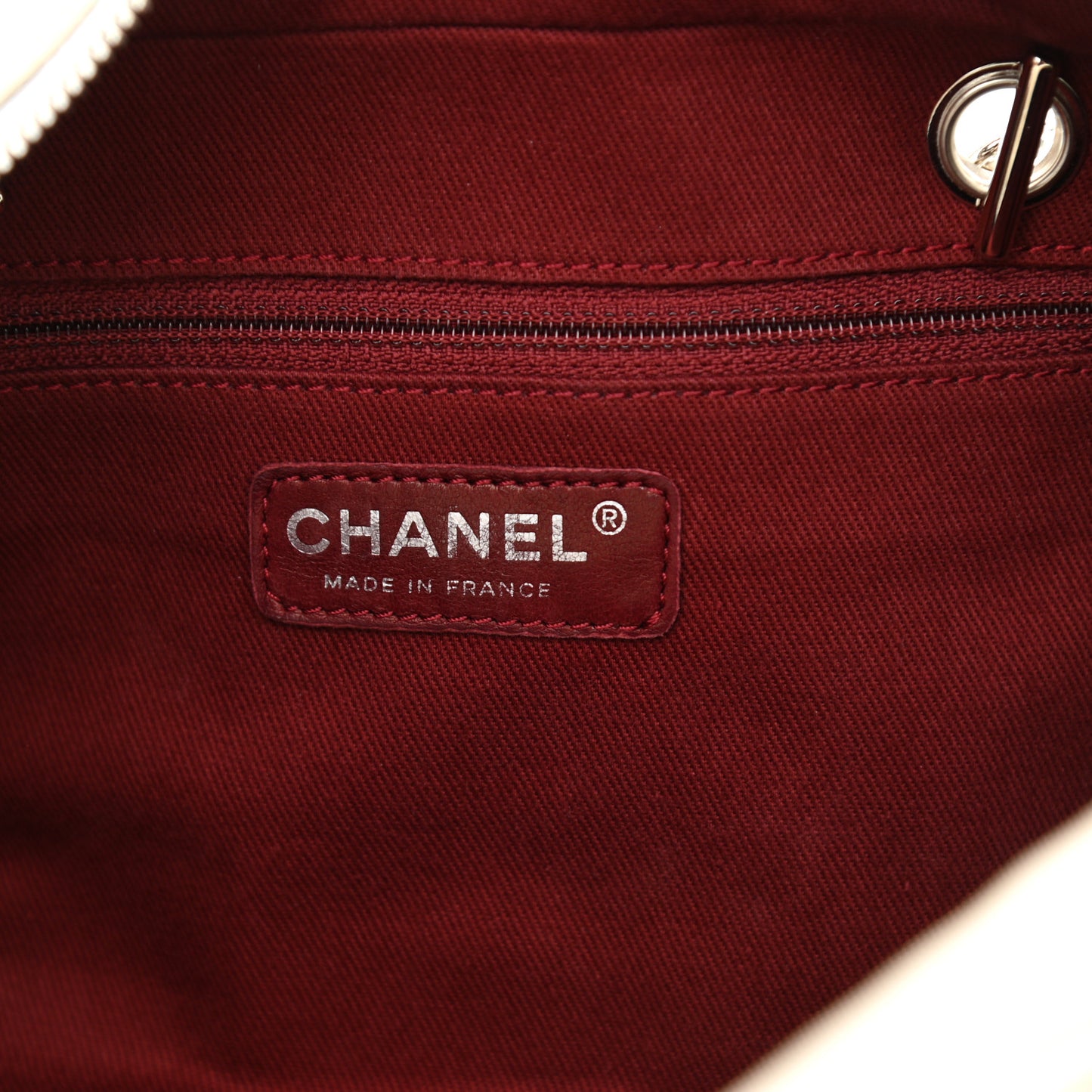 Aged Calfskin Quilted Cotton Club Bowler Pearl