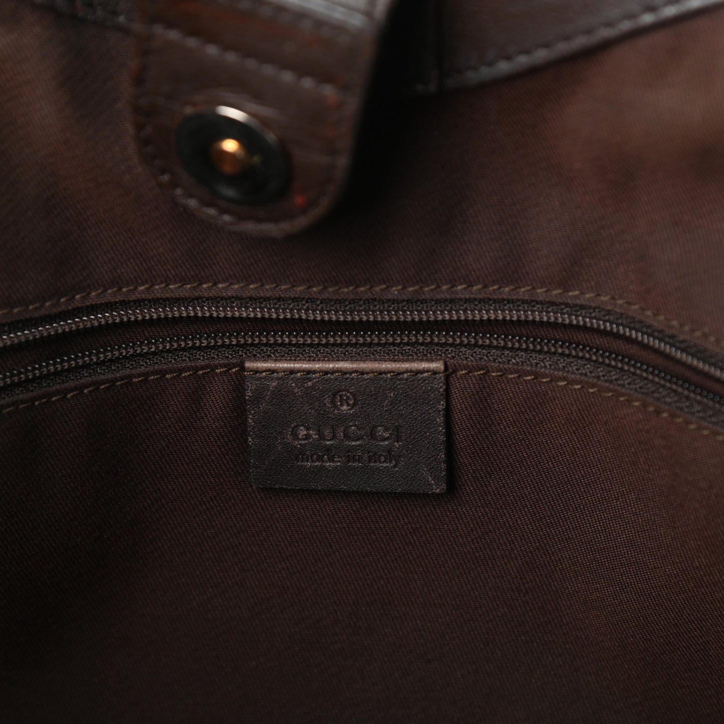 Monogram Medium Sukey Tote Dark Brown
