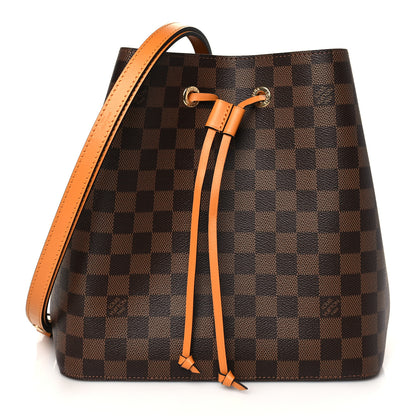 Louis Vuitton Damier Ebene Neonoe MM Safran 1 of 10