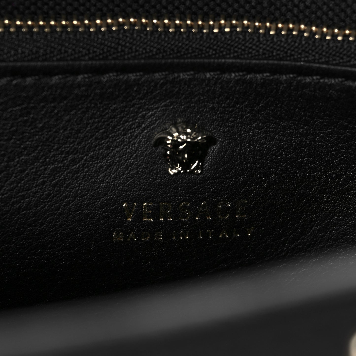 Calfskin Studded Medium Palazzo Empire Bag Black