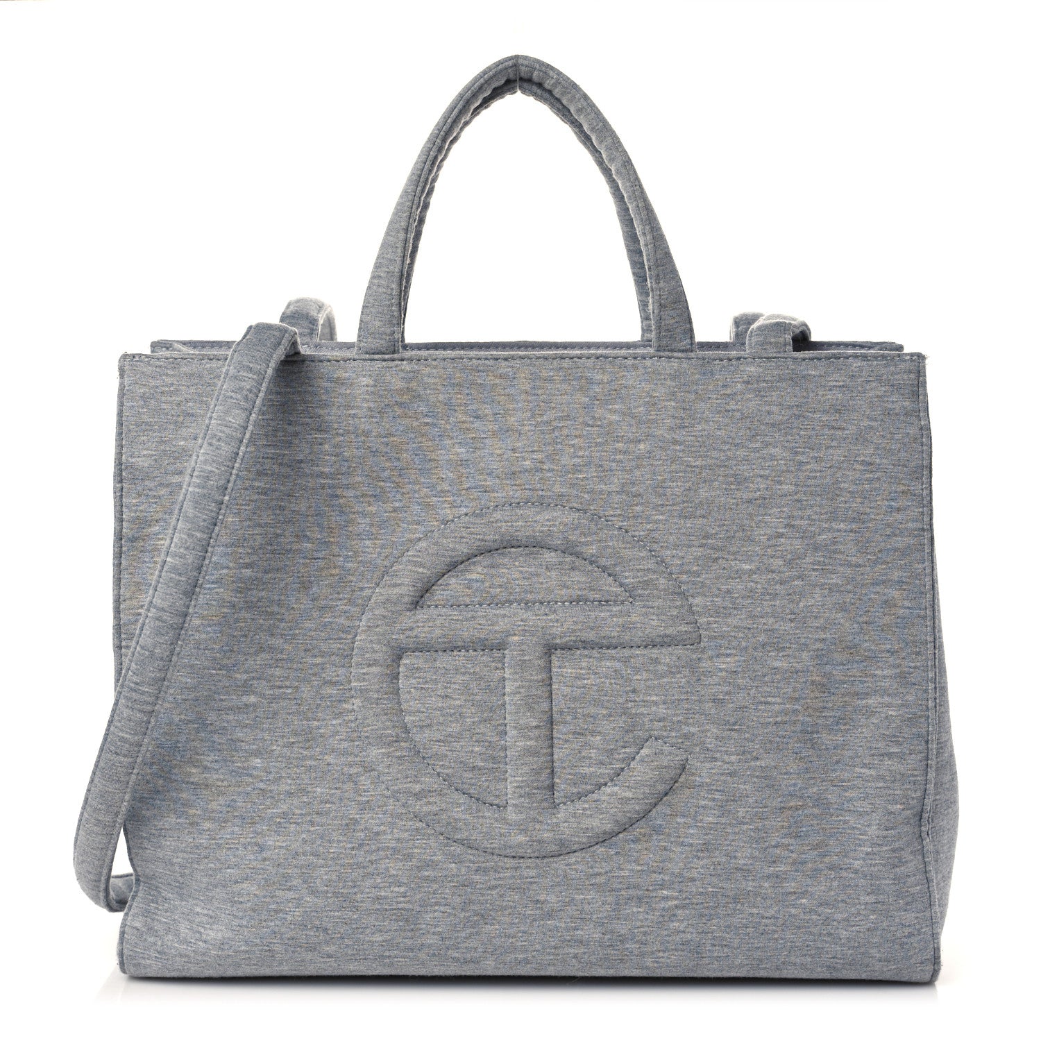 Telfar X UGG Fleece Medium Shopping Bag Grey 1 of 10