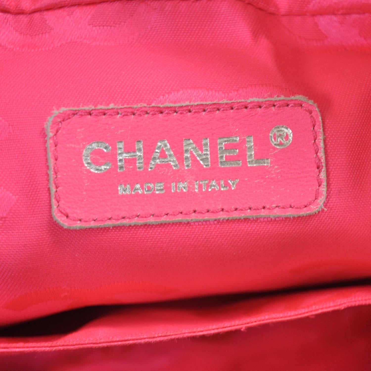 Chanel Calfskin Quilted Large Cambon Multipocket Reporter Black White 15 of 15