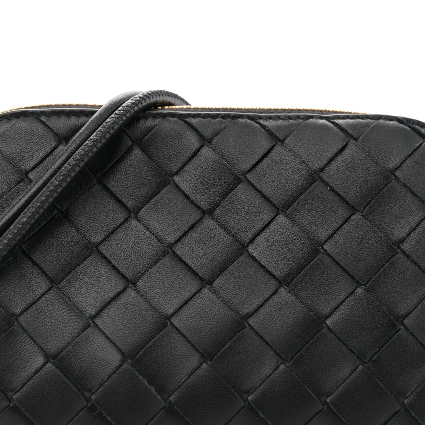 Nappa Intrecciato Concert Pouch Black