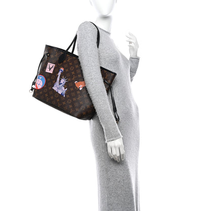 Louis Vuitton Monogram My LV World Tour Neverfull MM 2 of 9