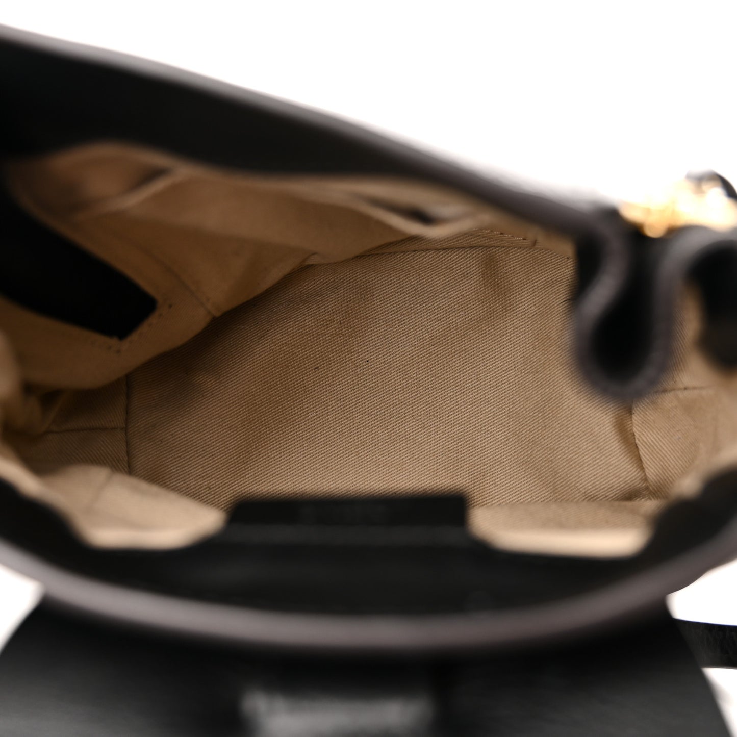 Suede Calfskin Mini Faye Backpack Black