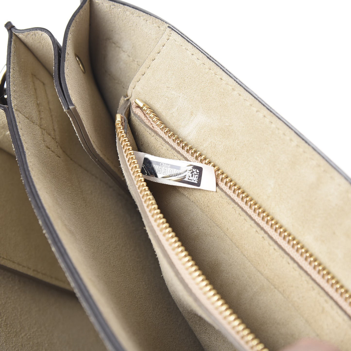 Calfskin Suede Medium Faye Shoulder Bag Carbon Brown