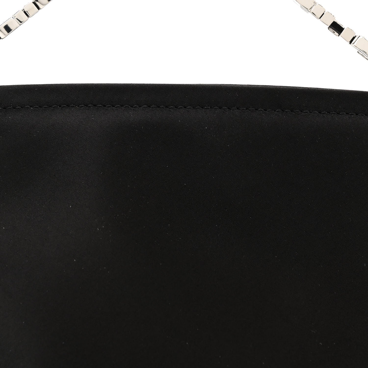 Alexander Wang Satin Crystal Logo Micro Marquess Bag Black 8 of 11