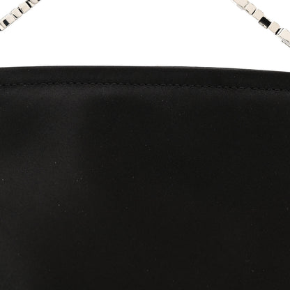 Alexander Wang Satin Crystal Logo Micro Marquess Bag Black 8 of 11