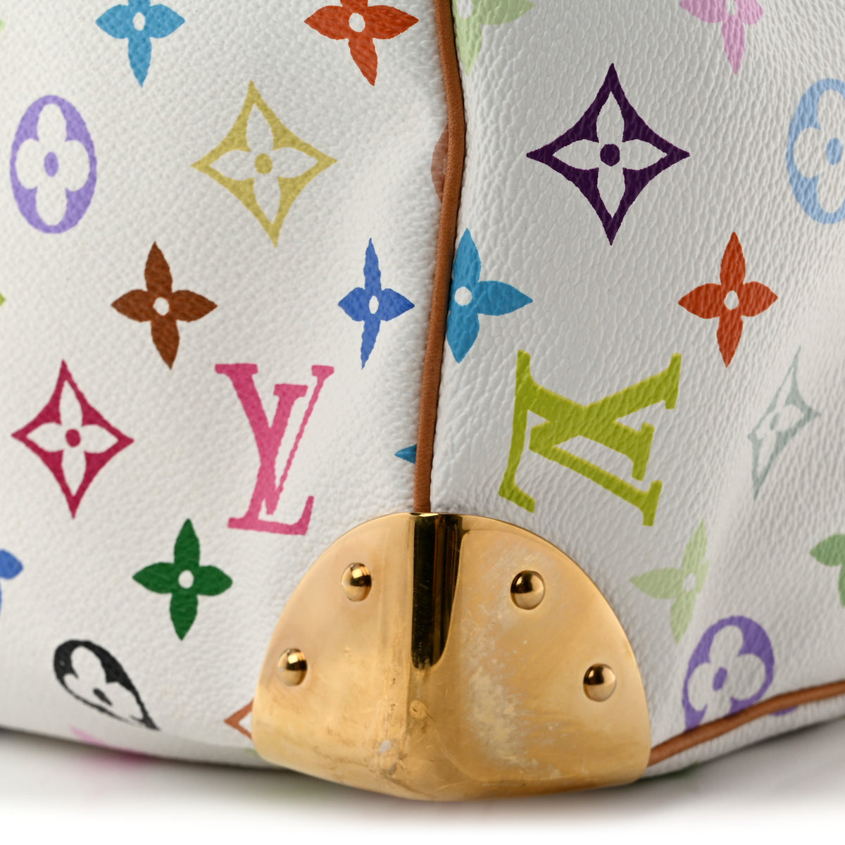 Monogram Multicolor Speedy 30 White