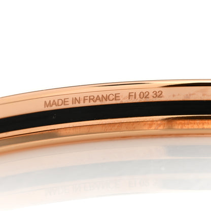 Hermes Enamel Quadrige Printed Extra Narrow Bracelet 65 5 of 5