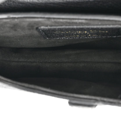 Christian Dior Goatskin Micro Saddle Bag Black 5 of 9