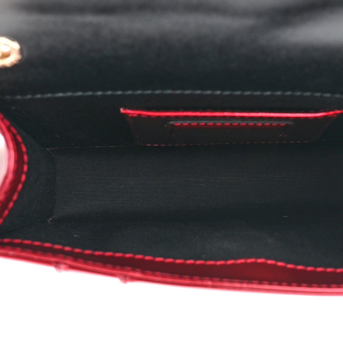 Patent Serpenti Forever Crossbody Red