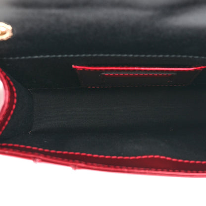 Bulgari Patent Serpenti Forever Crossbody Red 5 of 10