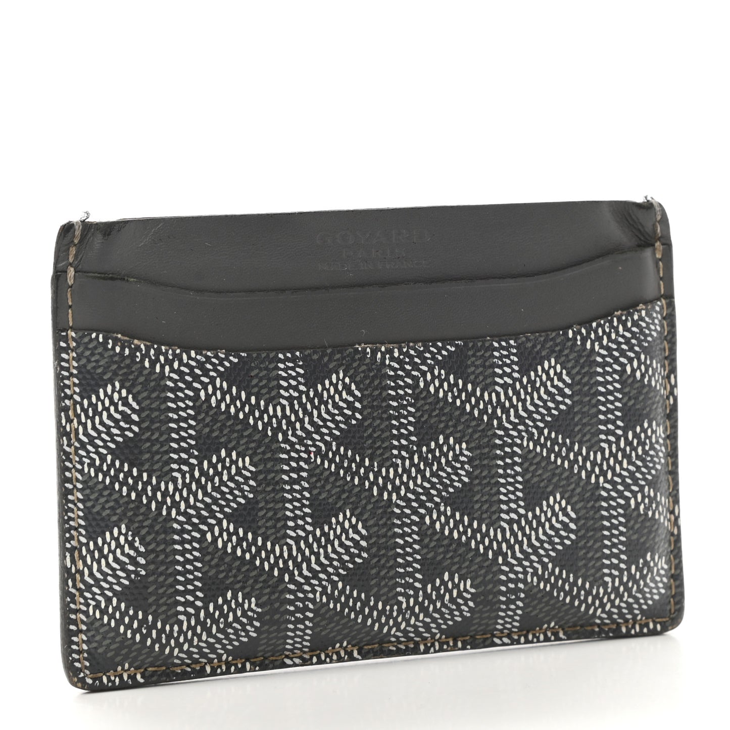 Goyardine Saint Sulpice Card Holder Grey