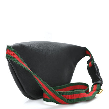 Gucci Grained Calfskin Small Logo Belt Bag Black 3 of 9