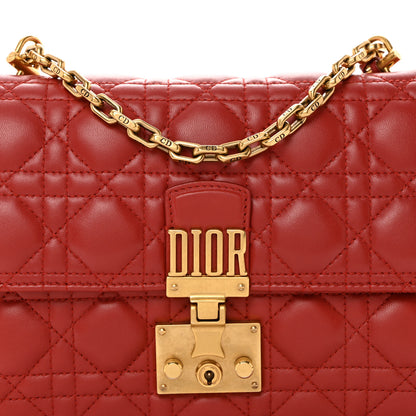 Christian Dior Lambskin Cannage Large Dioraddict Flap Red 8 of 10