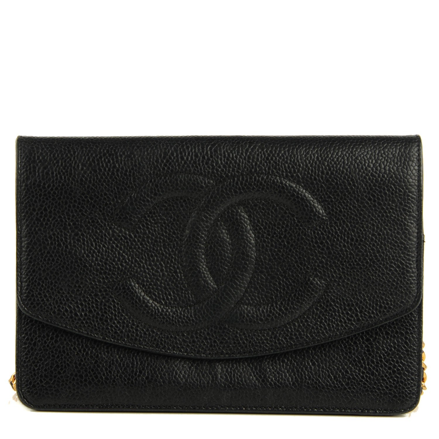 Chanel Caviar Timeless CC Wallet on Chain WOC Black 1 of 17