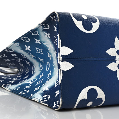 Louis Vuitton Monogram Escale Onthego GM Blue 7 of 8