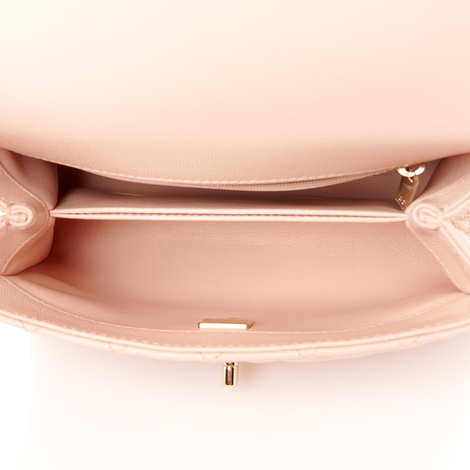 Chanel Caviar Quilted Mini Coco Handle Flap Light Pink 5 of 12