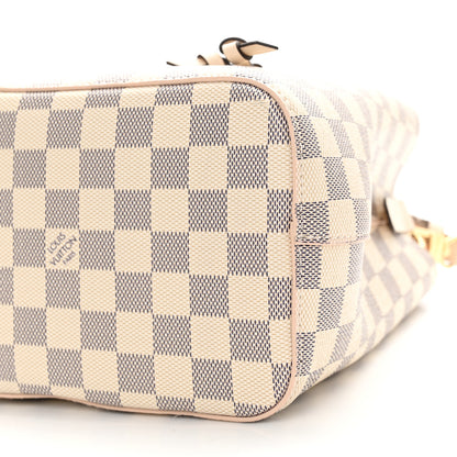 Louis Vuitton Damier Azur Braided Neonoe BB Pink 10 of 11