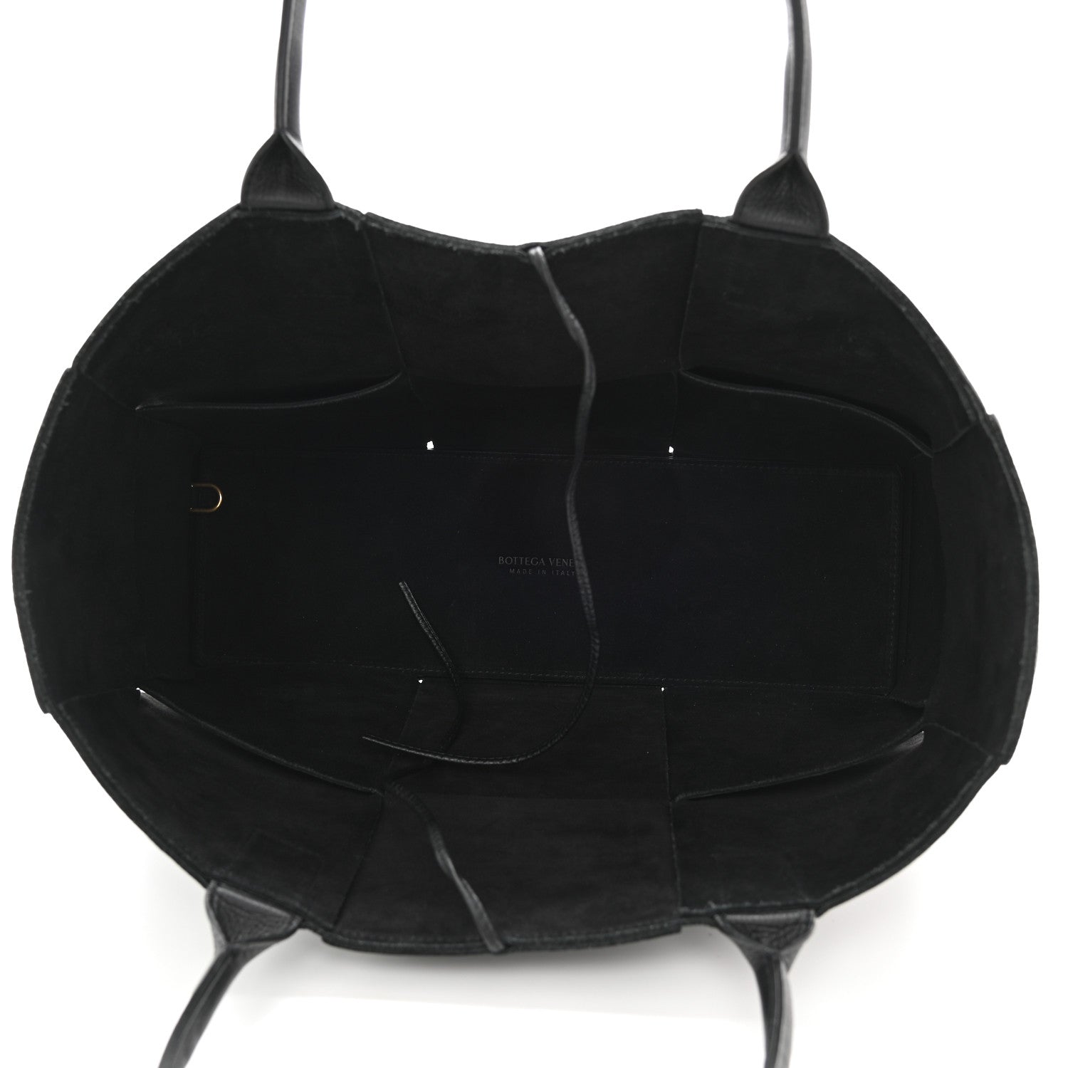 Bottega Veneta Grained Calfskin Maxi Intrecciato Arco Tote Black 6 of 11